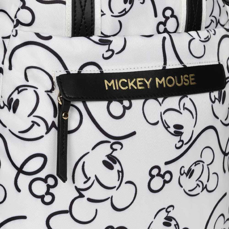 Mochila Belu Mickey Ecru