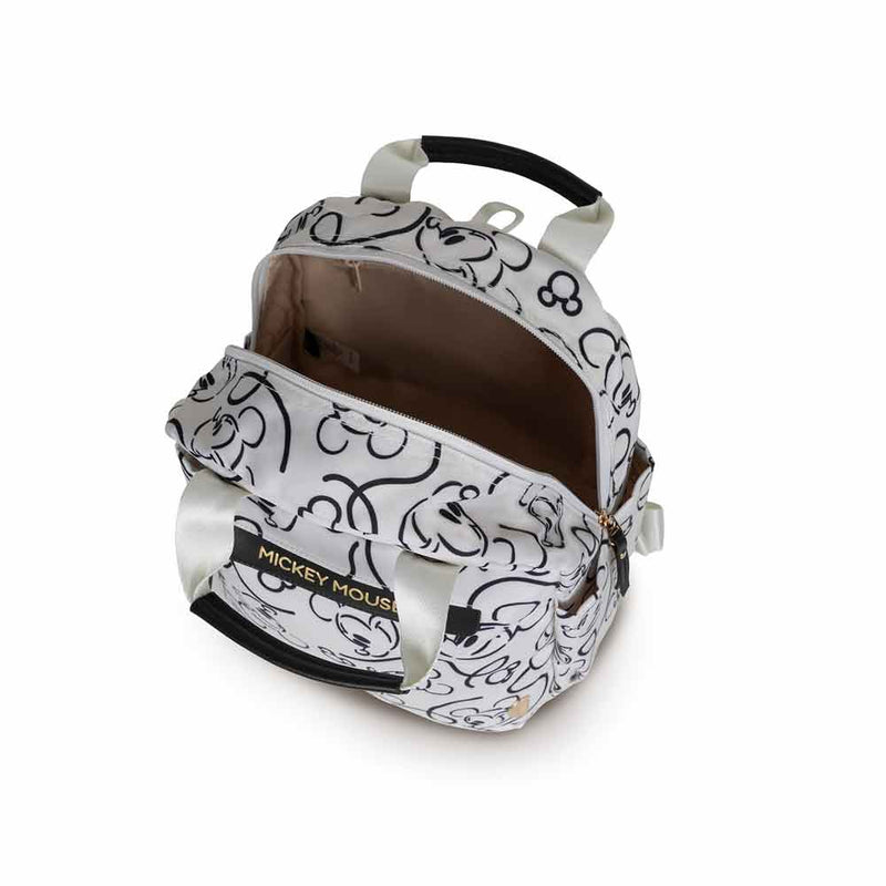 Mochila Belu Mickey Ecru