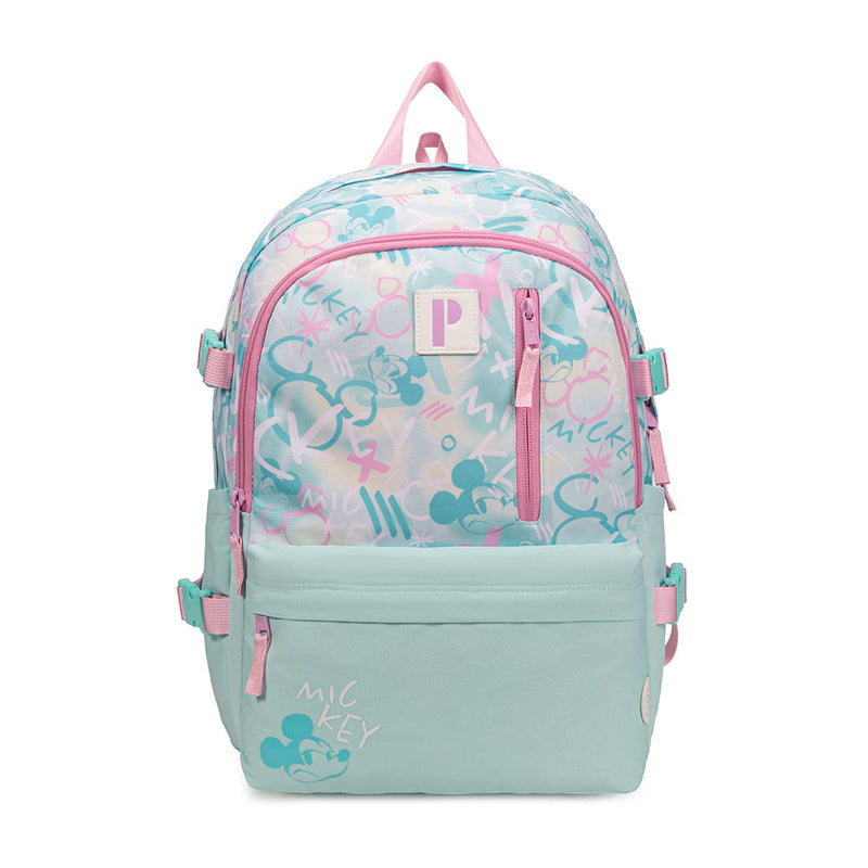 Mochila Blanch Mickey Graffity