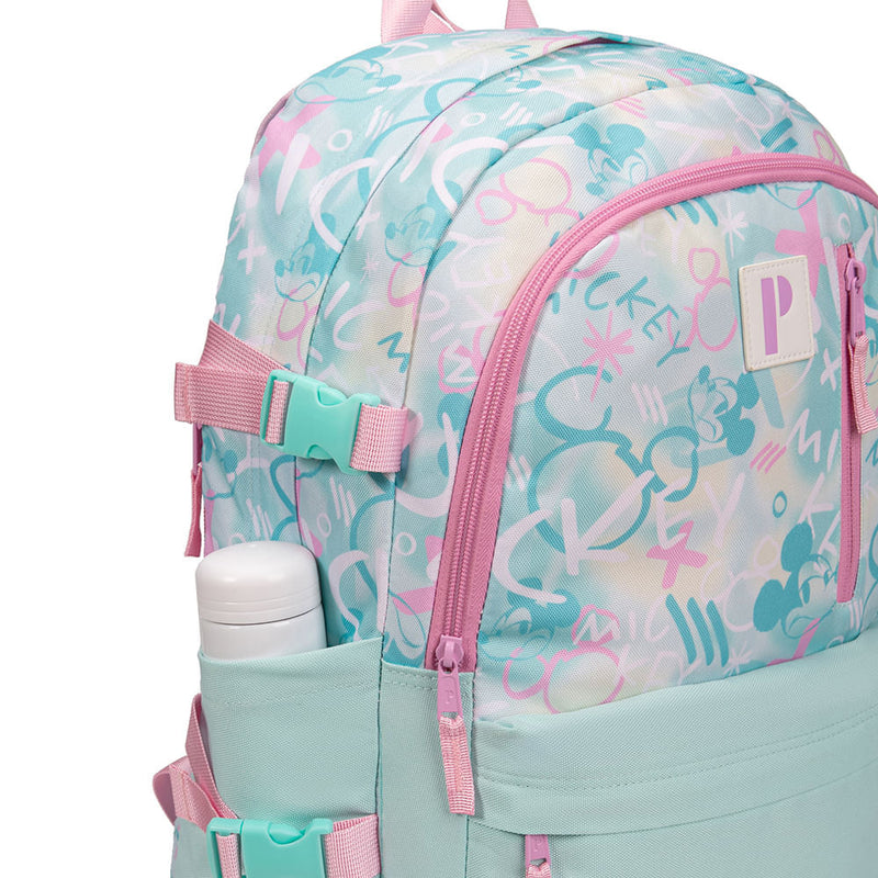 Mochila Blanch Mickey Graffity