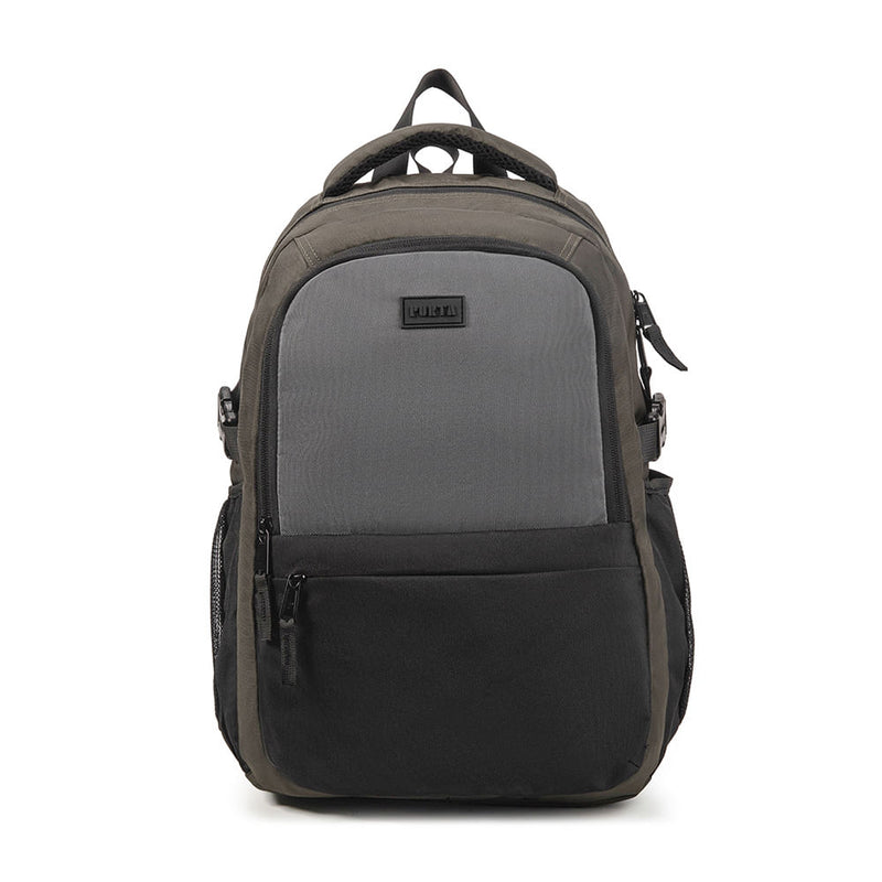 Mochila Olivier Verde/Gris