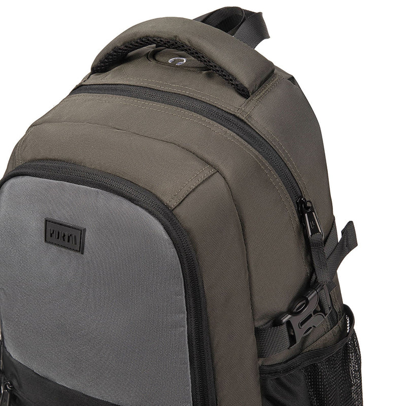Mochila Olivier Verde/Gris