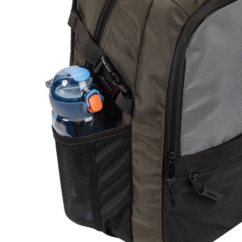 Mochila Olivier Verde/Gris