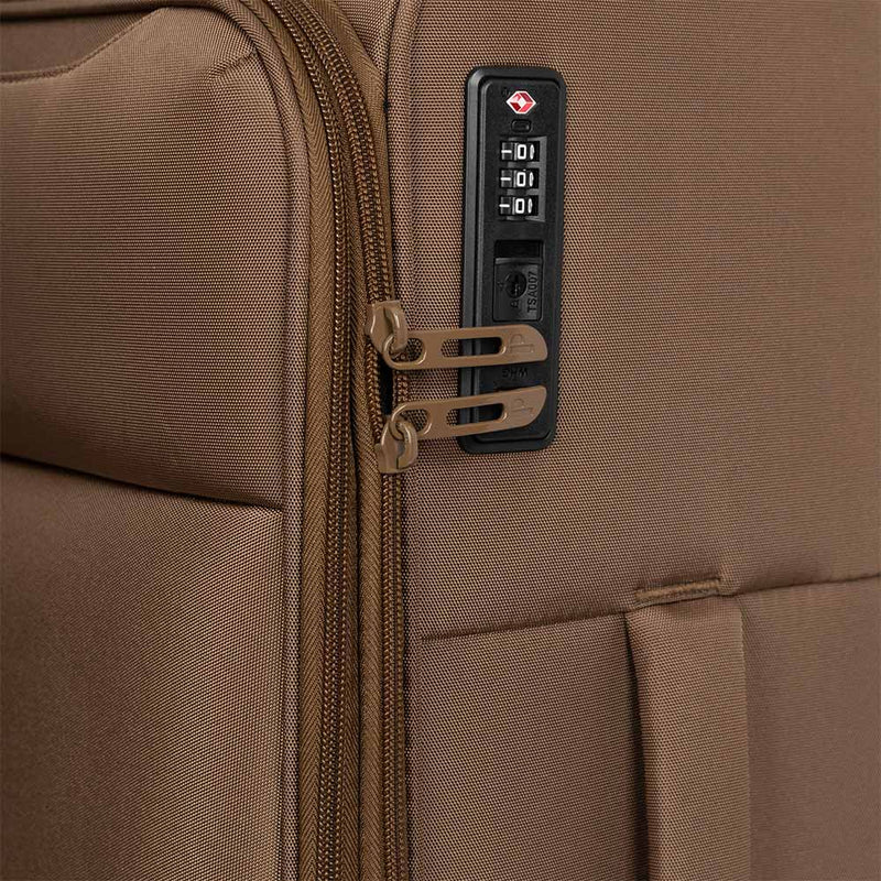 Maleta Tela Qatar 24" Moccha