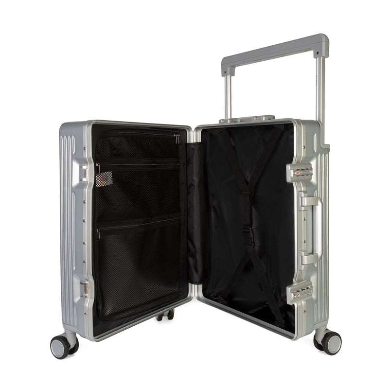Maleta Giovanni 20" Plata