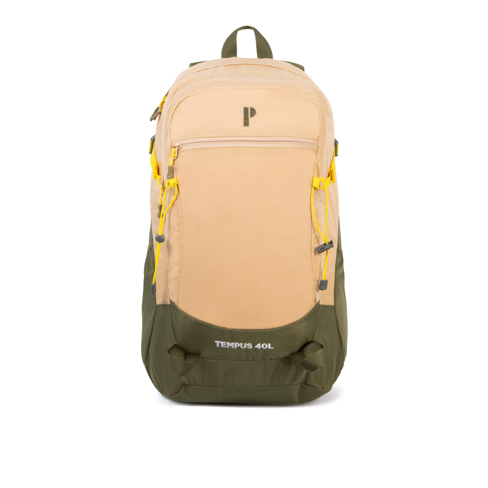 Campera Tempus 40L Beige/Verde