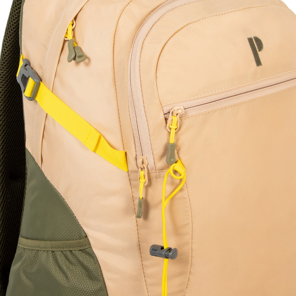 Campera Tempus 40L Beige/Verde
