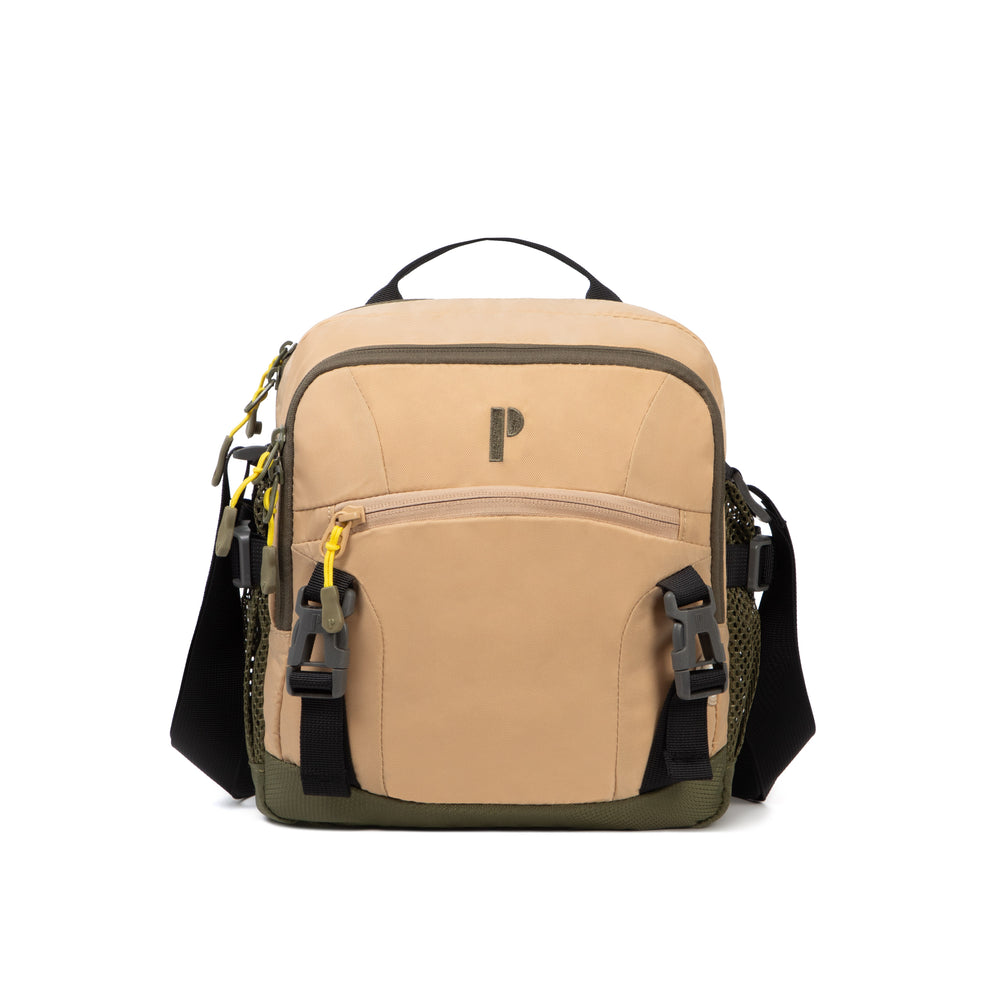Bolso Tempus Beige/Verde