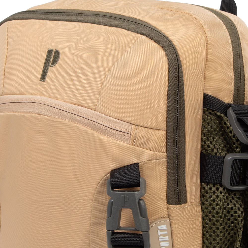 Bolso Tempus Beige/Verde