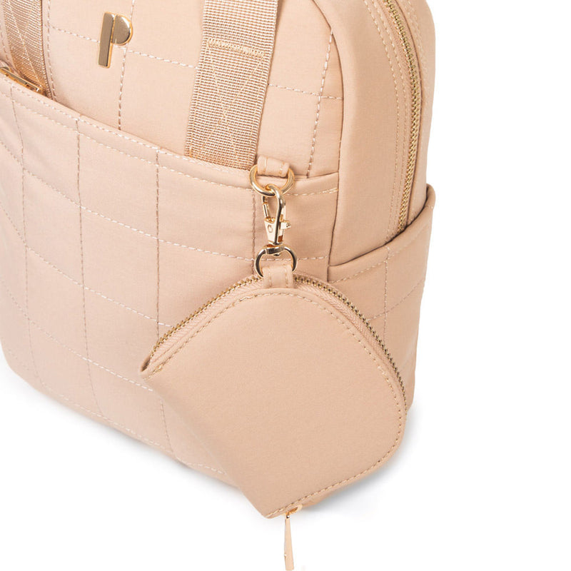 Mini Mochila Tiara Beige